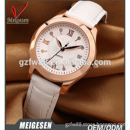 china supplier hottest selling PU leather band women wrist watch